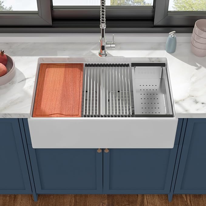 Dcolora Farmhouse Sink Double Bowl - Image 3
