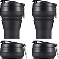 2PACK Collapsible Coffee Cup, 20 OZ 600ml Silicone Folding Camping Mug by EASYXQ