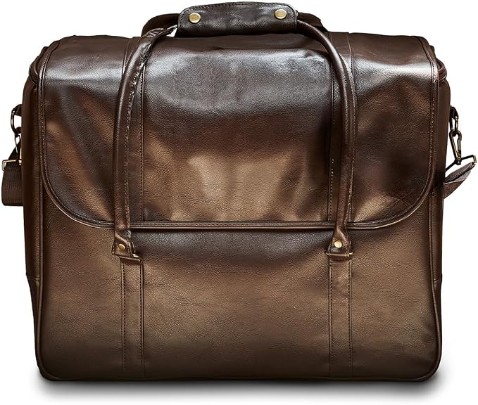 Graham Whiskey Bottle Carrier and Weekender Travel Bag | Customizable by HomeWetBar