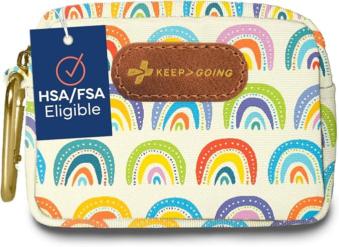 KeepGoing Small Travel First Aid Kit Kids – 60 Pc. Mini First Aid Kit by KEEP%3EGOING