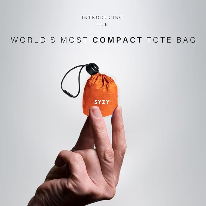 SYZY World's Most Compact Travel Tote Bag Portable Shopping Beach Market Bag - Image 3
