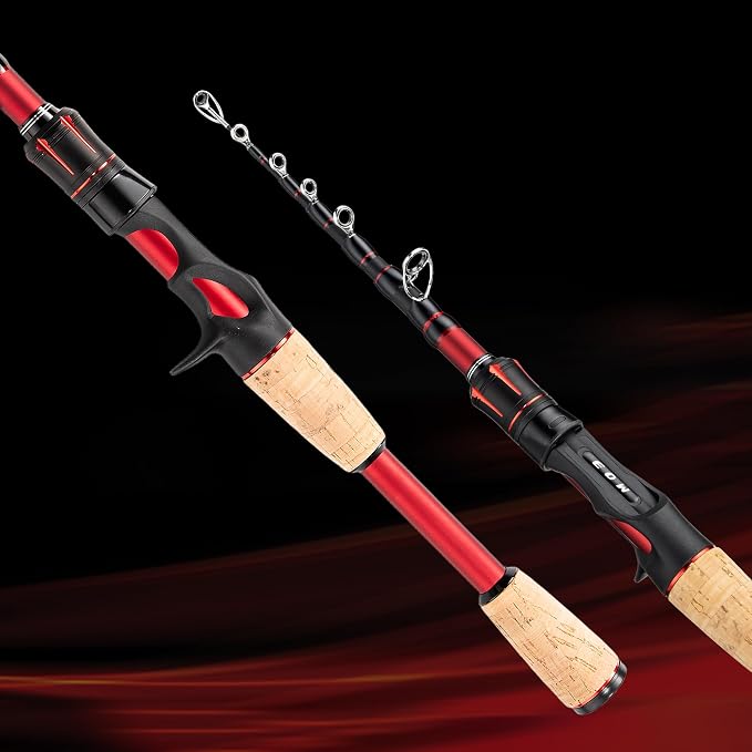 EOW XPEDITE LITE Portable Telescopic Fishing Rods & Combo, Spinning & Casting - Image 2