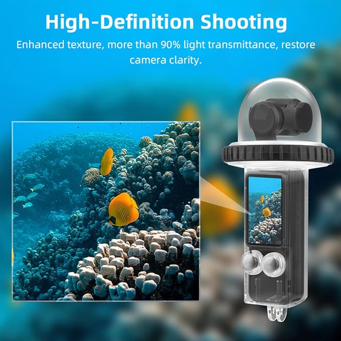 40M Osmo Pocket 3 Underwater Dive Case Housing Protective Housing Shell - Image 3