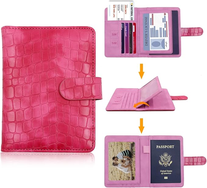 Melsbrinna Unisex Adult Travel Wallet, RFID Protected - Image 2