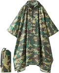 PTEROMY Hooded Rain Poncho for Adult by PTEROMY