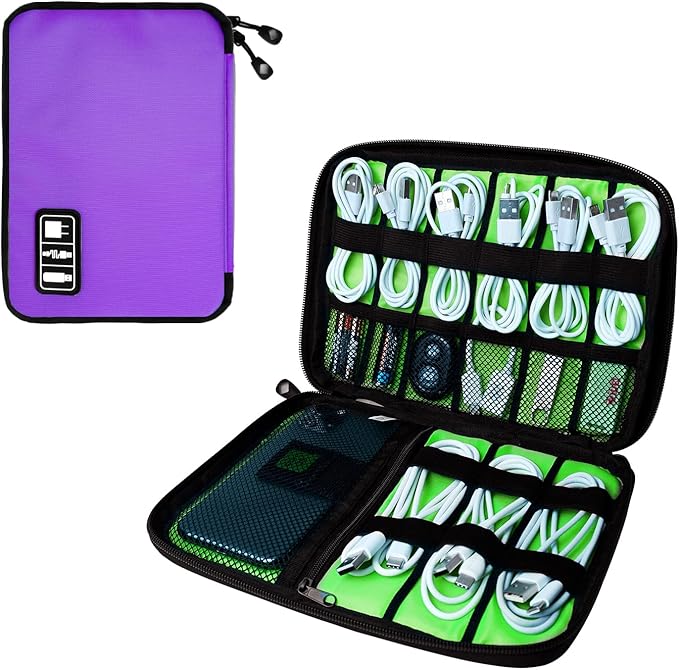 Electronics Travel Organizer, Portable Waterproof Electronic Travel Storage Bag by Lcsmaokin