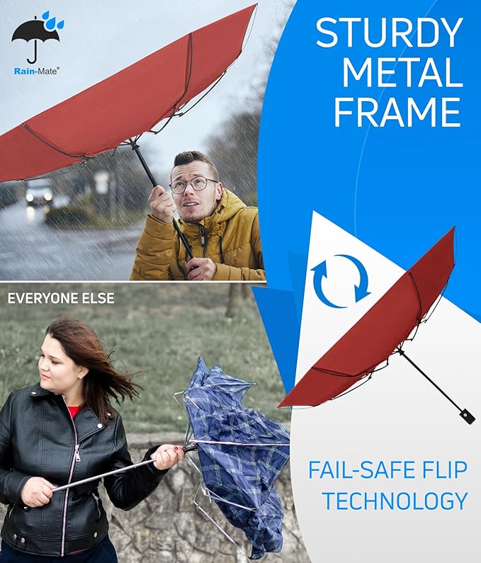Rain-Mate Windproof Compact Umbrellas - Image 6