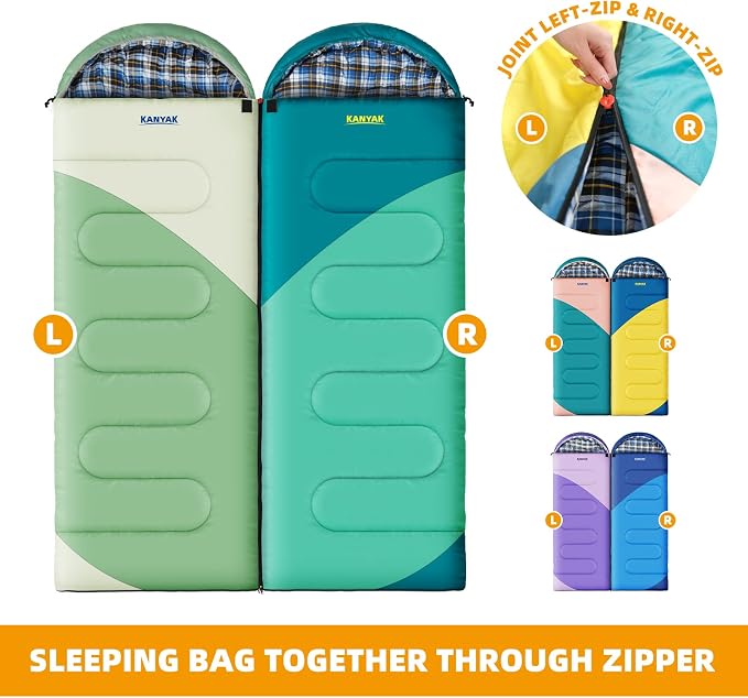 Camping Sleeping Bag, 32℉ Sleeping Bags - Image 6