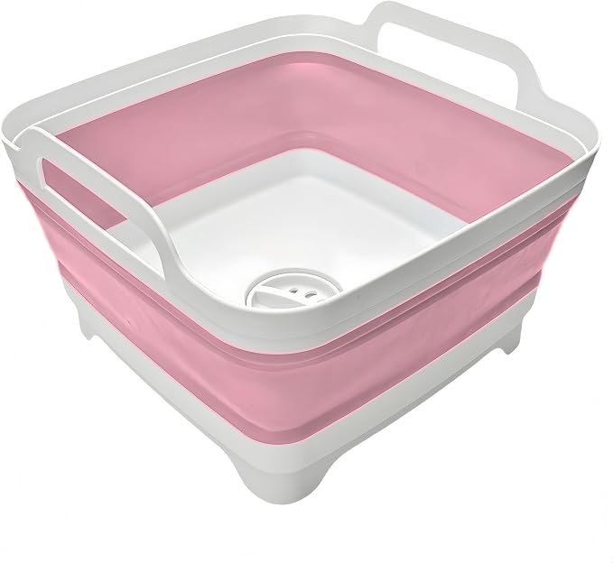 Collapsible Wash Basin 9L, Foldable Dish Tub by MontNorth