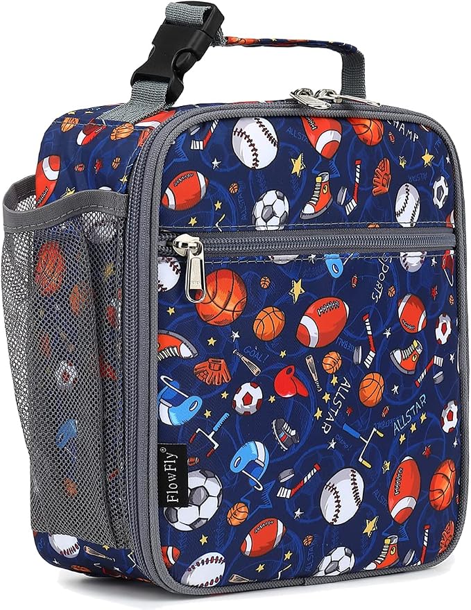 FlowFly Lunch box Insulated Soft Bag Mini Cooler Back to School Thermal Meal by FlowFly