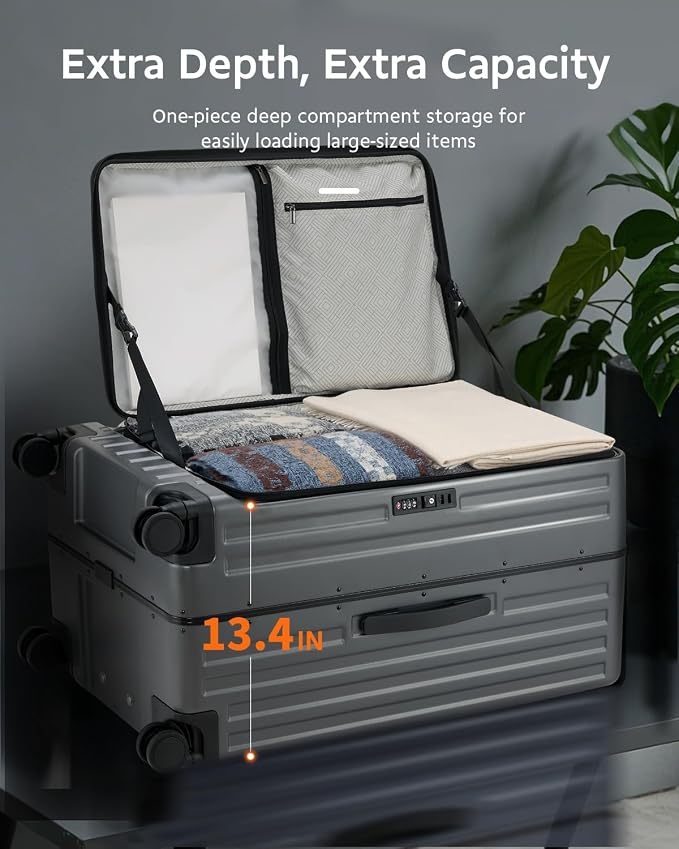 Checked Luggage, Large Suitcase 29 Inch Trunk Luggage - Image 2