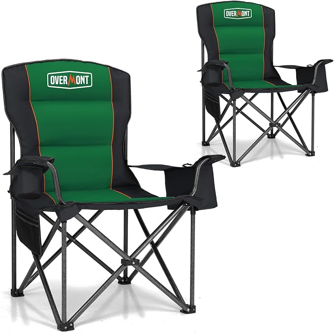 Overmont Oversized Folding Camping Chair by Overmont
