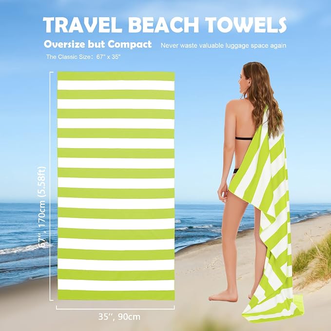 Your Choice Microfiber Quick Dry Sand-Free Beach Towel - Image 6