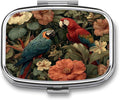 Metal 2 Compartment Pill Organizer Travel Friendly Portable Compact Pill Box by Unknown