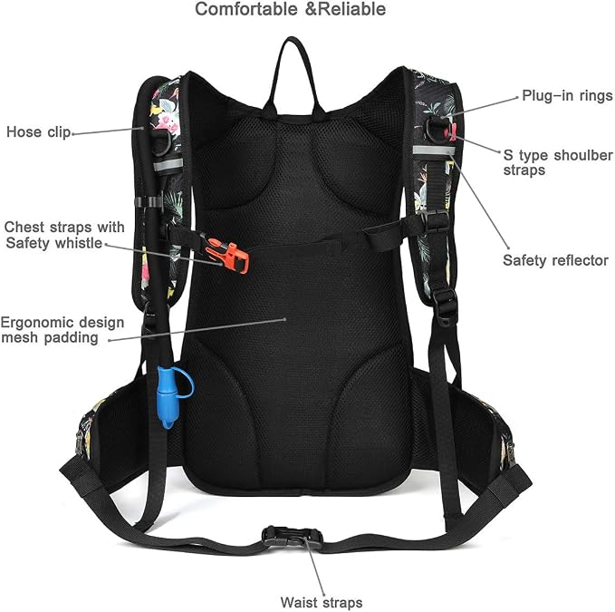 Hydration Pack Backpack with 3L Water Bladder - Image 4