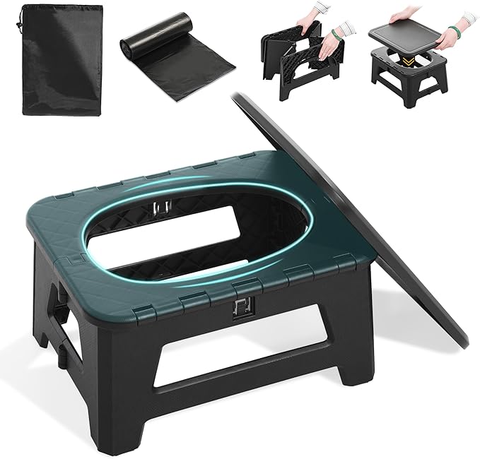 In-car Portable Toilet Collapsible Potty, Emergency Toilet, Temporary Potty by GIVEYOUTHEBESTYOUNEED