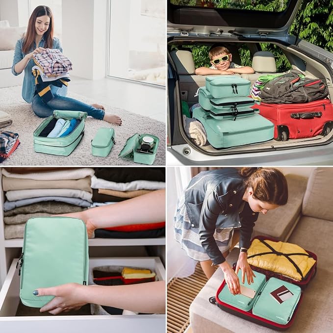 8 Set Compression Packing Cubes - Image 7