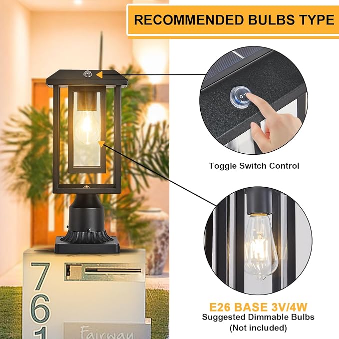 Solar Lamp Post Lights for Outdoor - Image 2