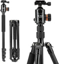 Fotopro 66" Camera Tripod, Aluminum Compact Travel Tripod and Monopod by Fotopro