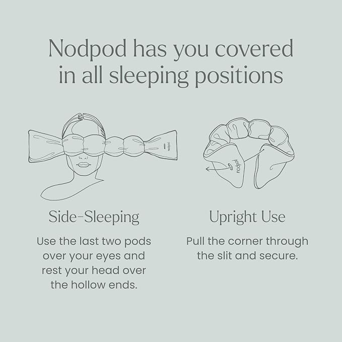 Nodpod Gentle Pressure Sleep Mask | Patented Light Blocking Design - Image 5