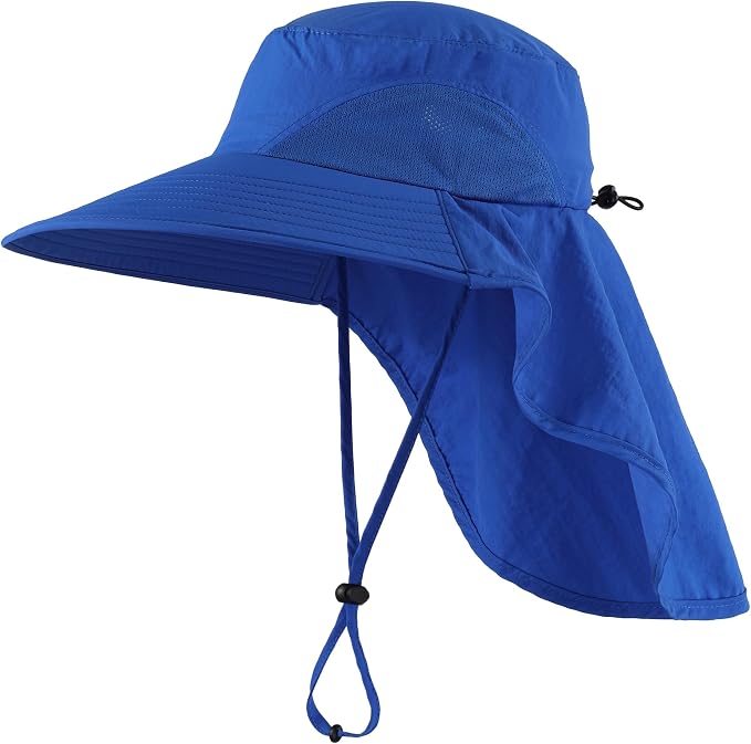 Home Prefer Outdoor UPF50+ Sun Hat Wide Brim Mesh Fishing Hat by HomePreferHatsCaps