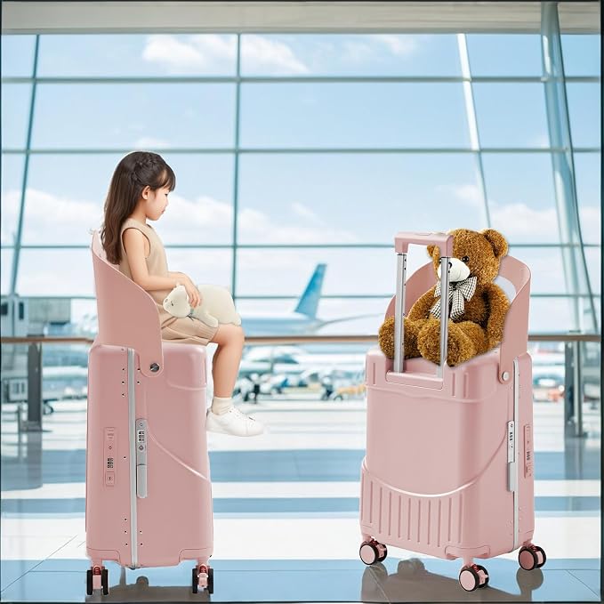 20 Inch Ride on Luggage With Seat - Image 2