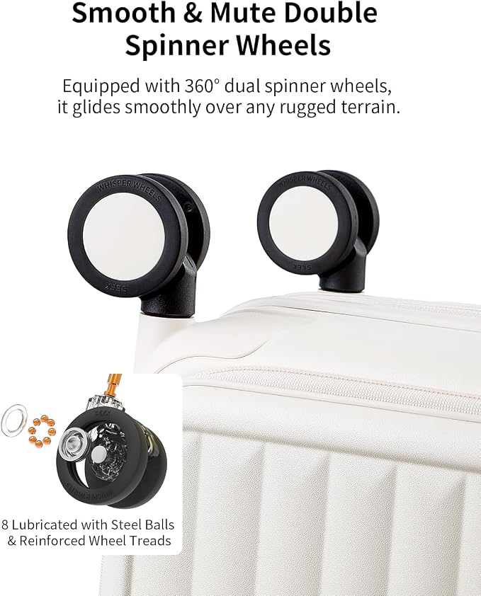 aji Expandable Top Open Luggage Sets 2 Piece - Image 8
