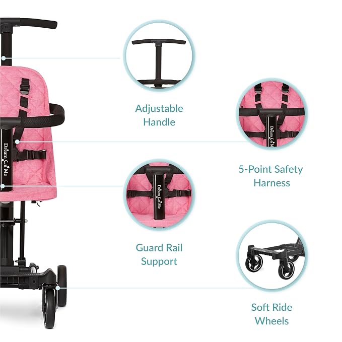 Dream On Me Lightweight and Compact Coast Rider Stroller - Image 4