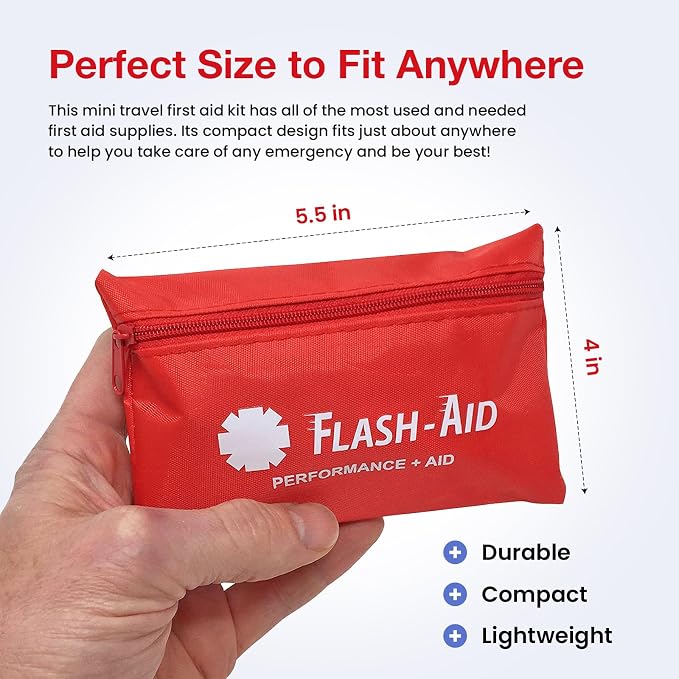 Mini First Aid Kits – 12-Pack Bulk Travel Emergency Kits in Reusable Pouches – - Image 7