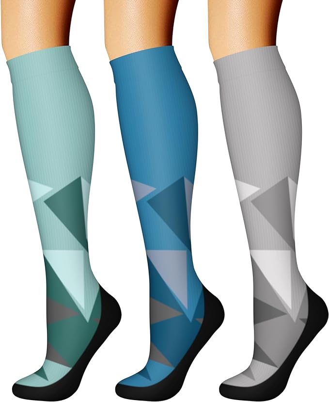 CHARMKING Compression Socks for Women & Men Circulation 15-20 mmHg is Best by CHARMKING