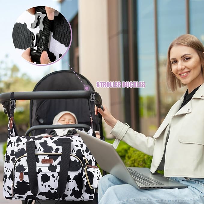 Tuwubi Diaper Bag Tote, Baby Diaper Bag - Image 6