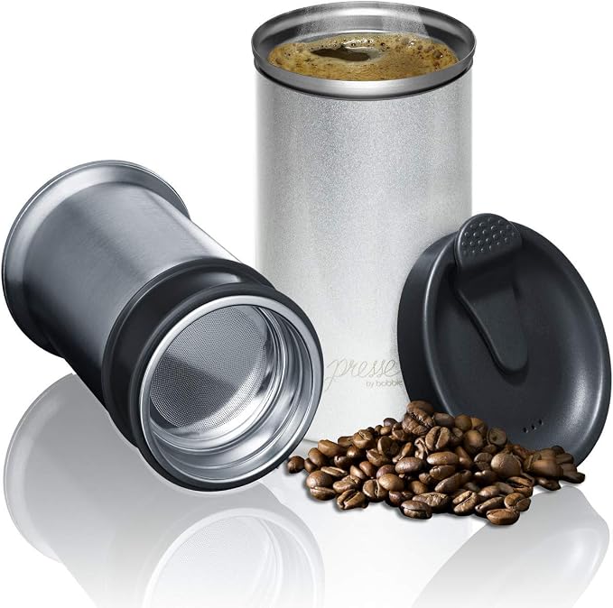 PRESSE by Bobble French Coffee Press And Insulated Stainless Steel Travel - Image 2