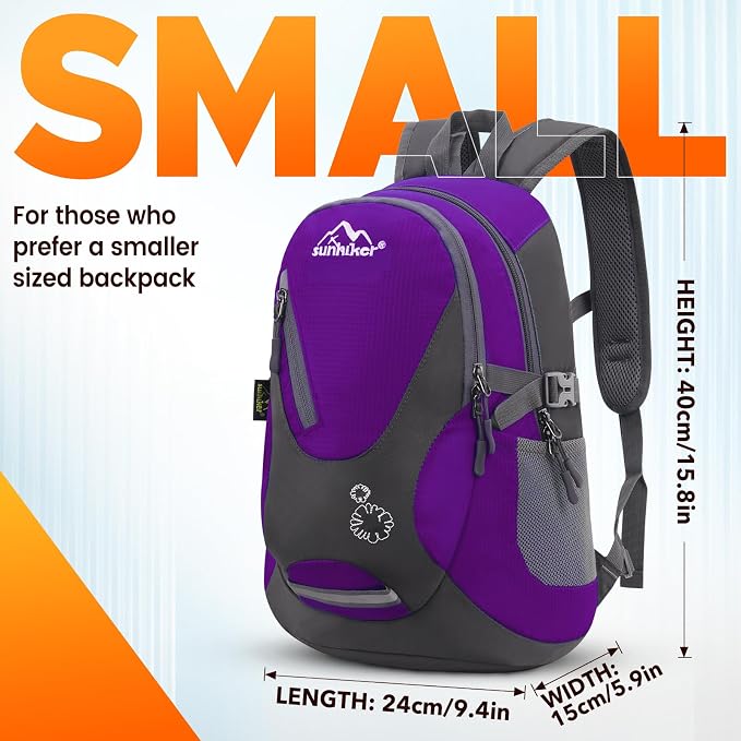 sunhiker Cycling Hiking Backpack Water Resistant Travel Backpack Lightweight - Image 2