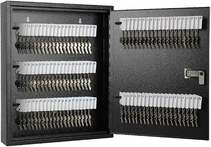 KYODOLED 100Keys Key Cabinet Organizer, Key Lock Box Wall Mount by KYODOLED