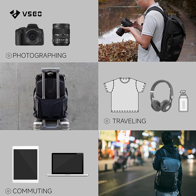 VSGO 20L Professional Camera Backpack - Image 8