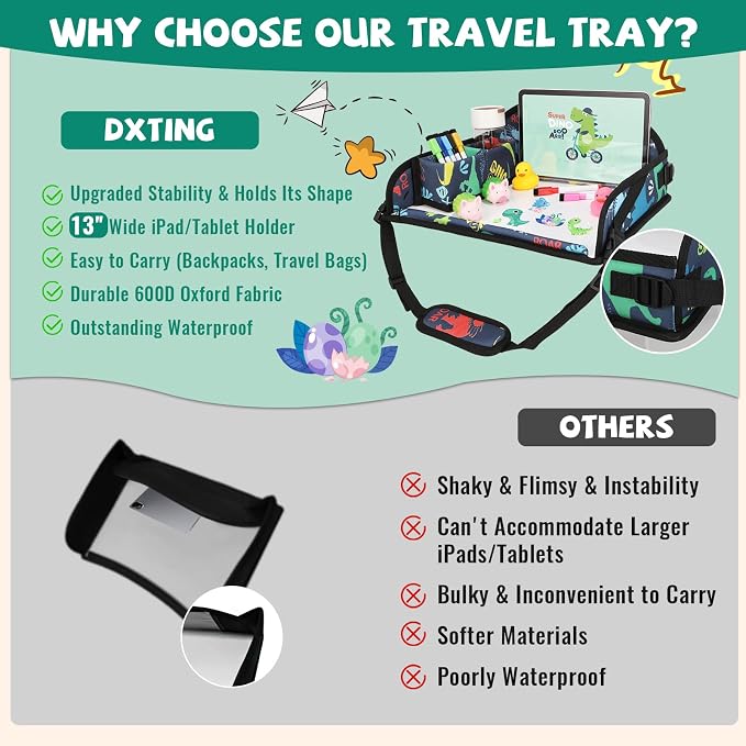 Kids Travel Tray for Airplane - Image 4
