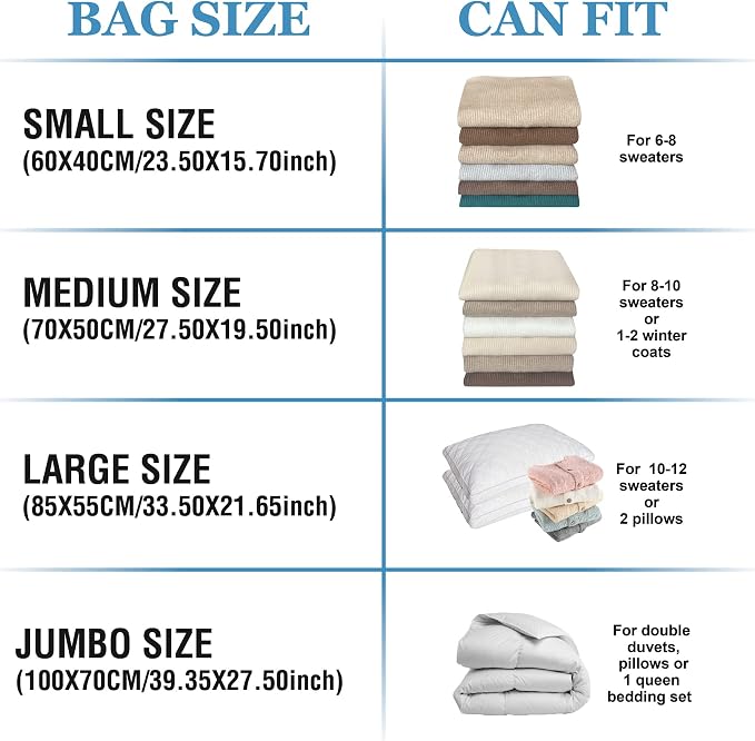 20 Pack Vacuum Storage Bags - Image 4
