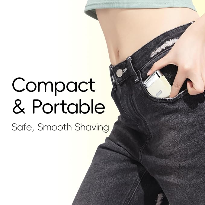 yoose Electric Razors for Women, IPX7 Alloy Body Bikini Trimmer for Women - Image 4