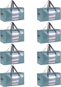 VENO 8 Pack Moving Bags, Comforter and Blanket Storage Bags by Veno