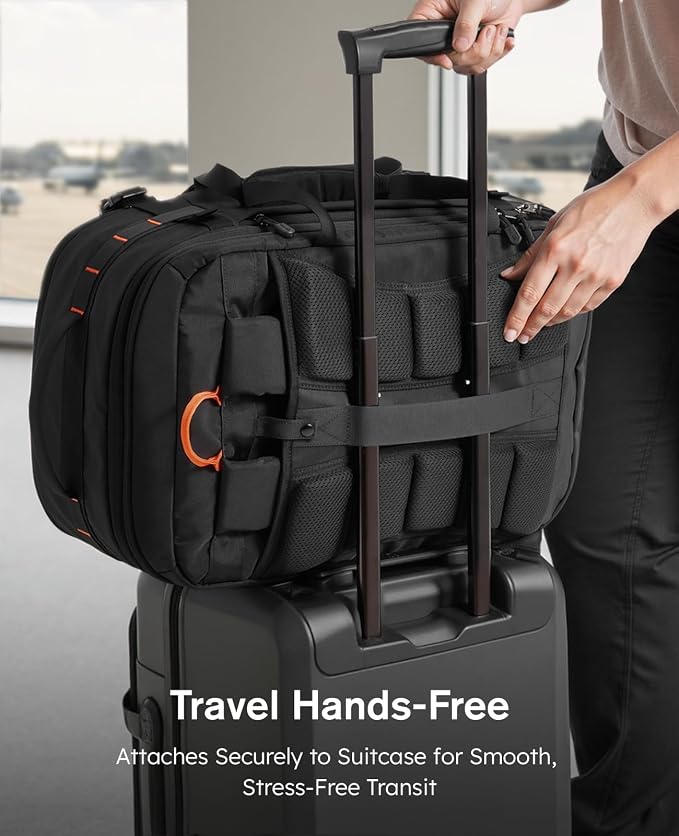 Tolaccea Travel Backpack with Garment Bag, Suit Carry On Backpack, TSA Flight - Image 8