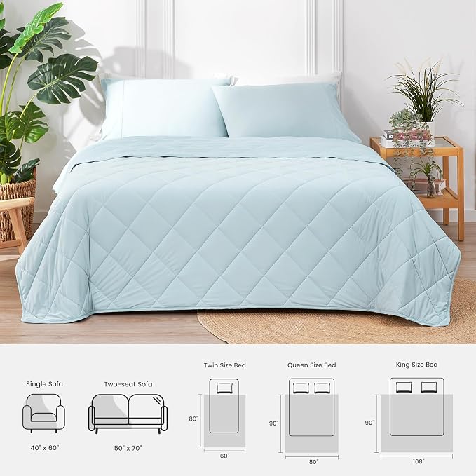 Cozy Bliss Cooling Blanket for Hot Sleepers, Q-Max 0.4 Cooling Comfort King Size - Image 9