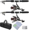 2PACK Fishing Pole Combo, Fishing Rod Combos by Unknown