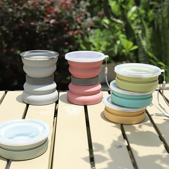 IYYI Collapsible Travel Cup, 10.5 OZ Foldable Cup - Image 3