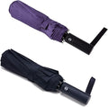 PFFY 2 Packs Travel Umbrella Windproof Auto Open & Close Collapsible Folding by PFFY