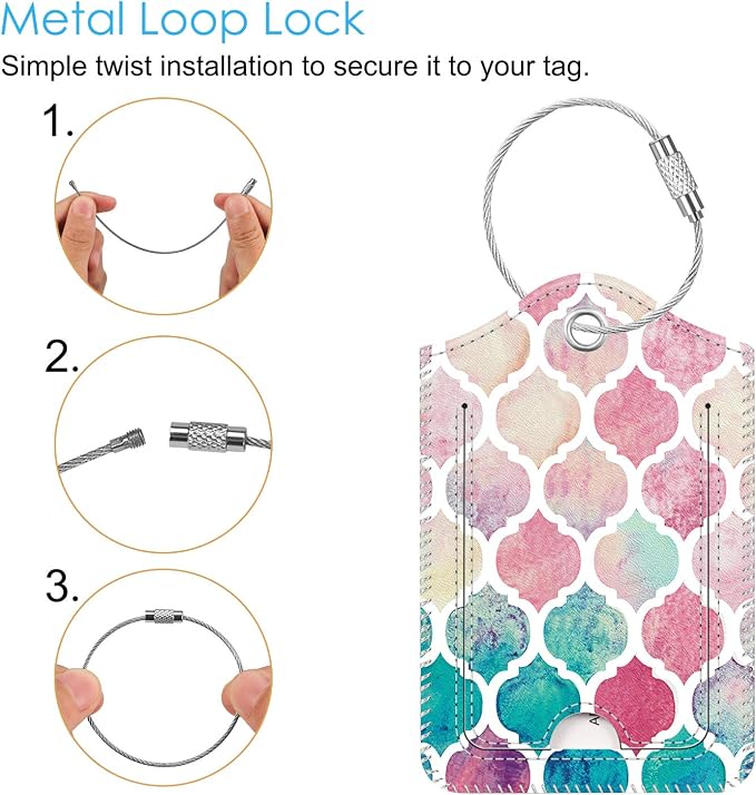 Fintie Luggage Tags, Privacy Cover ID Label - Image 2