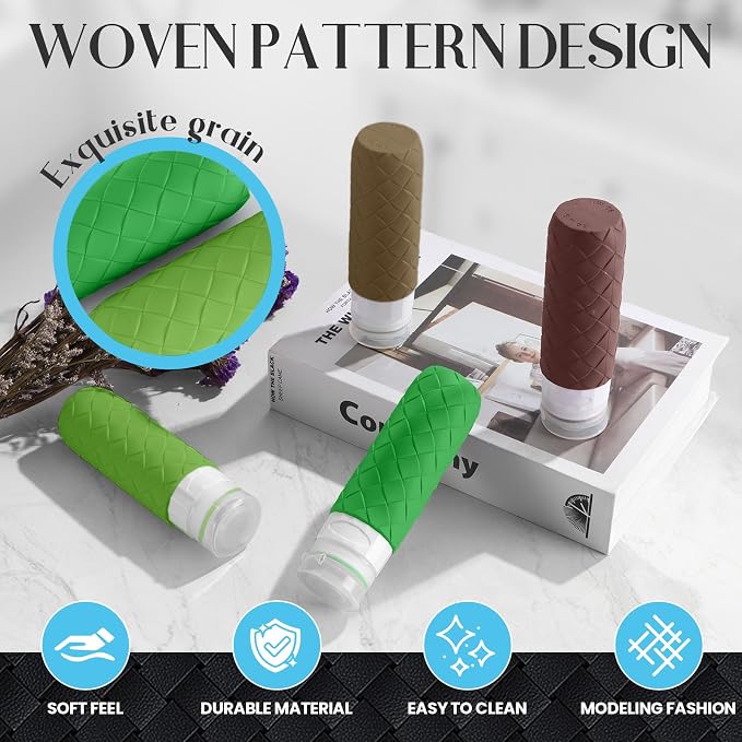 Travel Bottles for Toiletries, TSA Approved Silicone Travel Size Containers for - Image 2