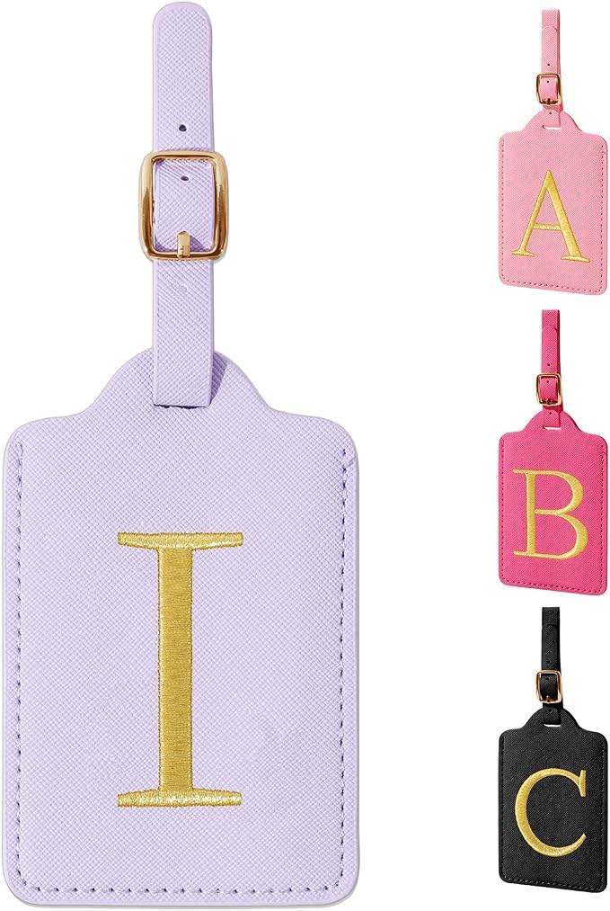 Personalized Initial Luggage Tags by izuzta