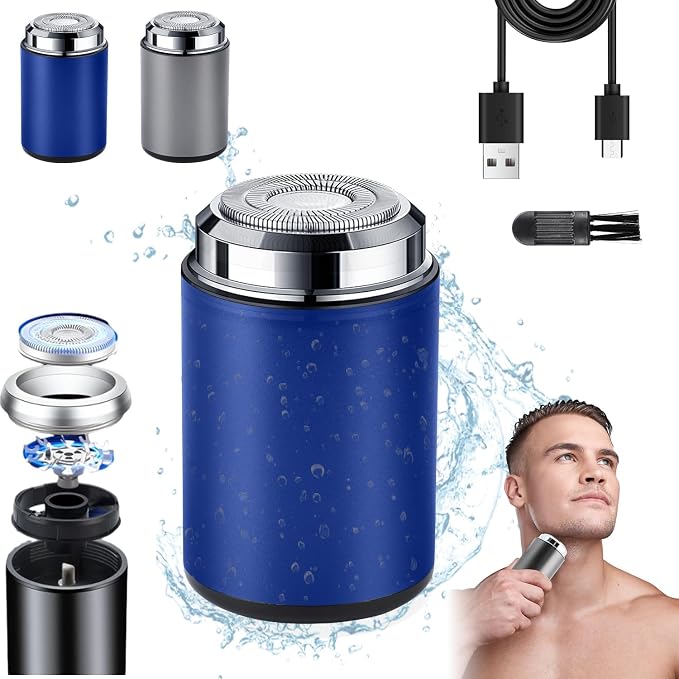 Mini Electric Shaver, Portable Mini Electric Shaver, Pocket Size by Denir+Bonee