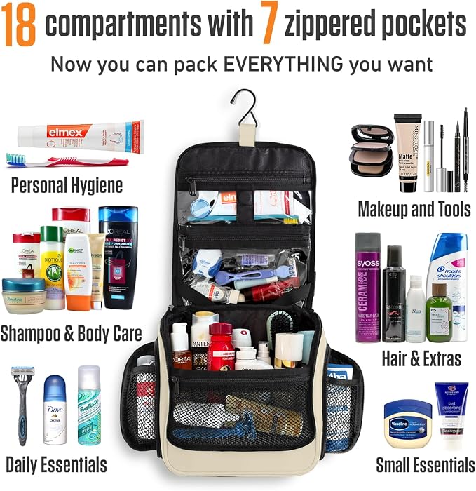 VENTURE 4TH Hanging Travel Toiletry Bag - Image 3