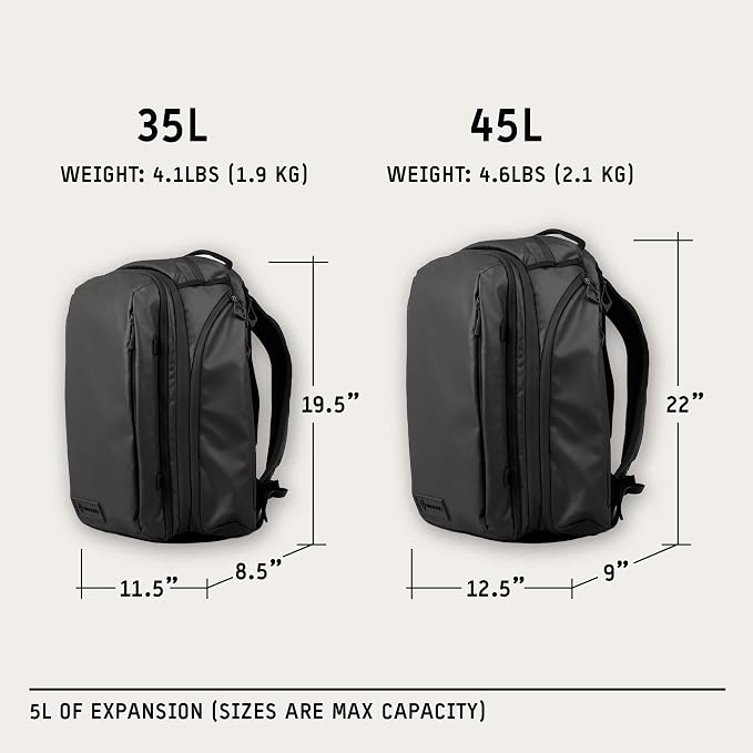 WANDRD TRANSIT Travel Backpack: Expandable Carry-On Travel Backpack – - Image 4